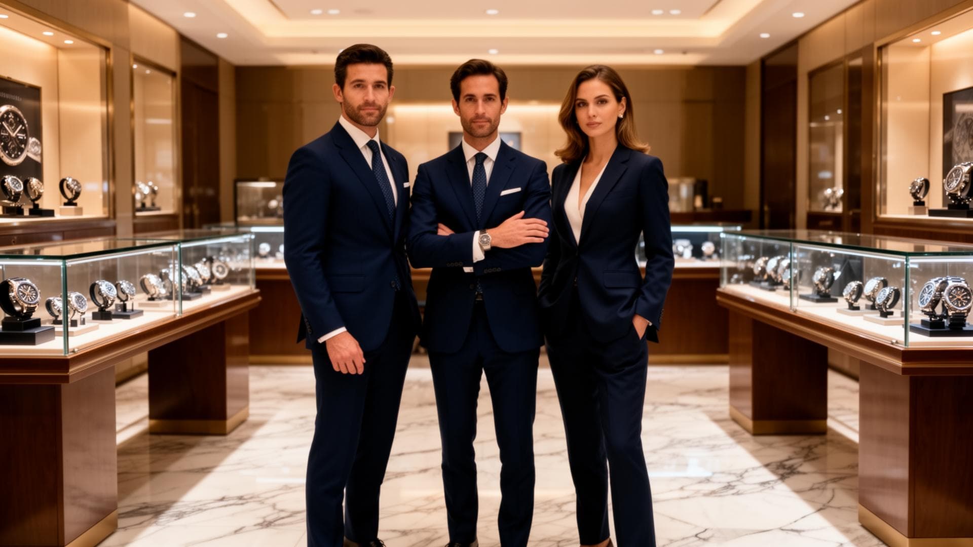 Equipo Islas Group en showroom